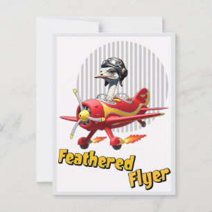 POSTAL " FLYER FEATHERED "