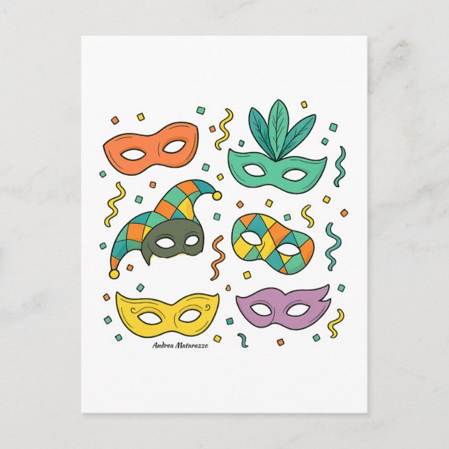 Postal Flying Masks (Anverso)