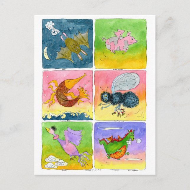 Postal Flying Things... (Anverso)