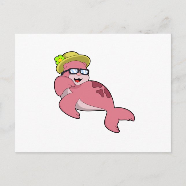 Postal Foca con gafas.PNG (Anverso)