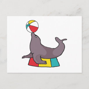 Postal Foca ejecutante