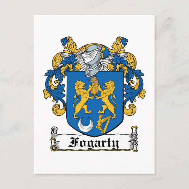Postal Fogarty Family Crest (Anverso)