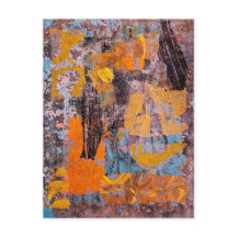 Fogata de invierno, Collage, Un abstracto de impre