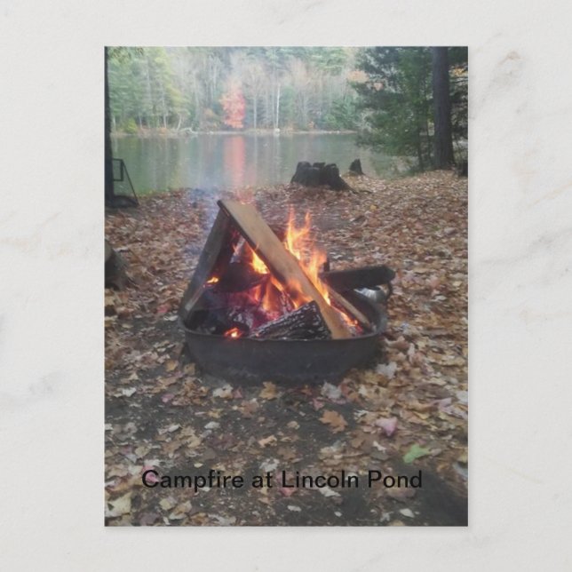 Postal Fogata en Lincoln Pond (Anverso)