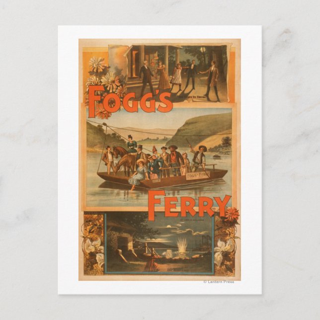 Postal Fogg's Ferry by Chas. Teatro E. Callahan (Anverso)