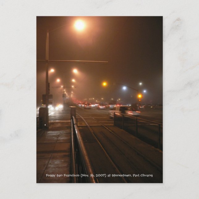 Postal Foggy San Francisco... (Anverso)