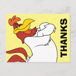 Postal Foghorn Leghorn Brazos Cruzados