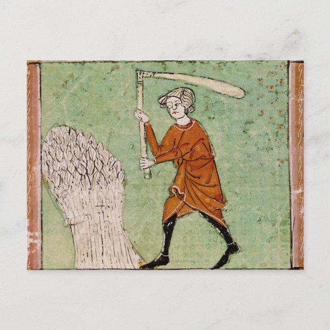 Postal Fol.59 Agosto: Amenazando con trigo (Anverso)