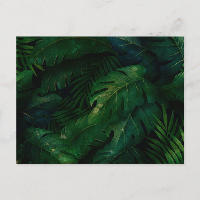 Postal Foliage de Leafy Tropical (Anverso)