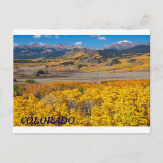 Postal Foliage escénico de Colorado