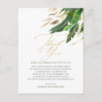 Foliage exótico Floral Tropical Gracias