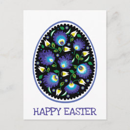 Postal Folklore Feliz Pascua