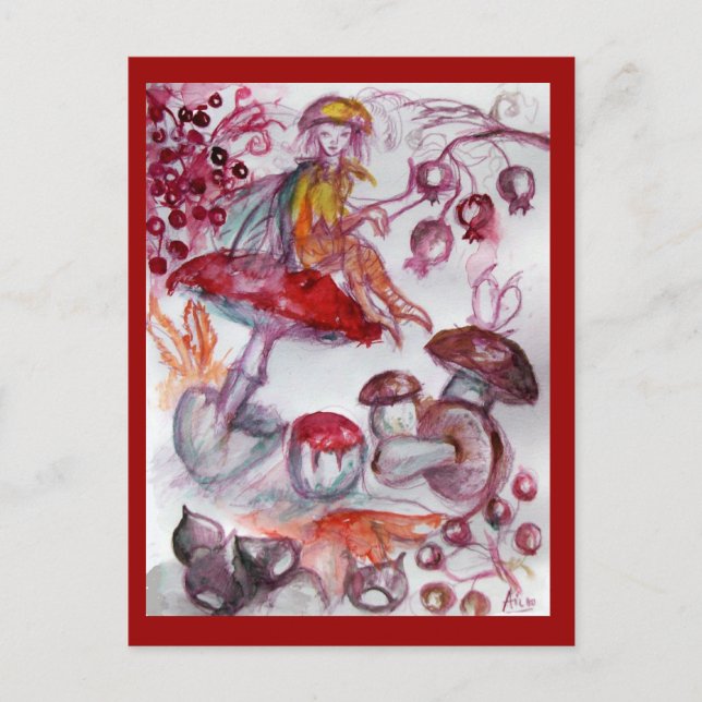 POSTAL FOLLETO MÁGICO DE MUSHOROS (Anverso)