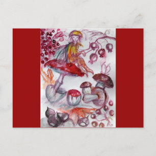 POSTAL FOLLETO MÁGICO DE MUSHOROS
