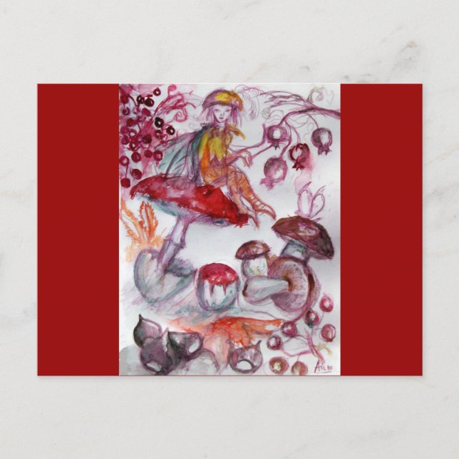 POSTAL FOLLETO MÁGICO DE MUSHOROS (Anverso)