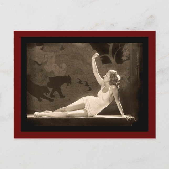 Postal Follies Swimsuit Chica (Anverso)