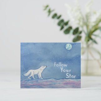 Postal Follow Your Star Celestial Postcard