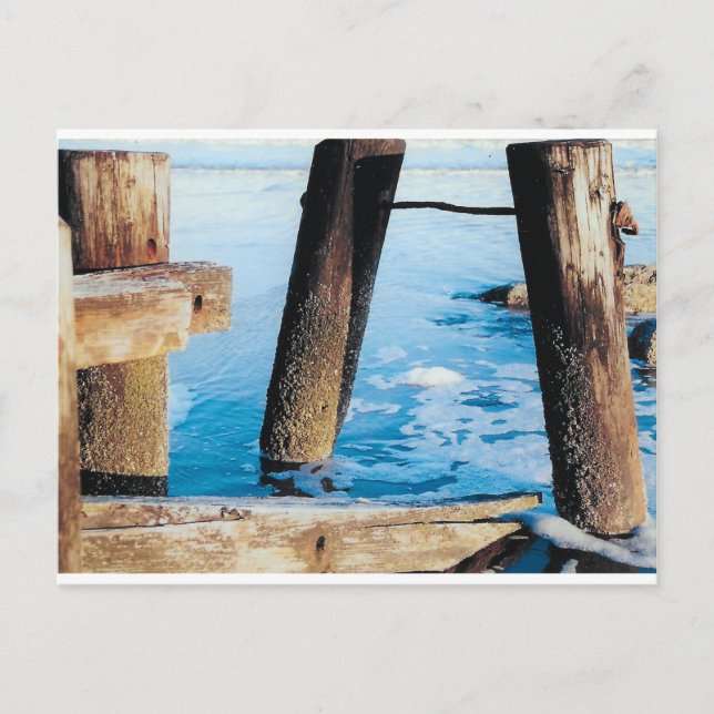 Postal Folly Beach Old Docks (Anverso)