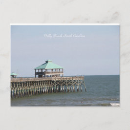 Postal Folly Beach SC, Pier, Charleston, fotografía