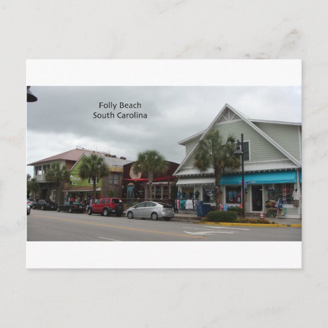 Postal Folly Beach Strip (Anverso)