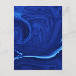 Postal Fondo azul cobalto texturizado a mano