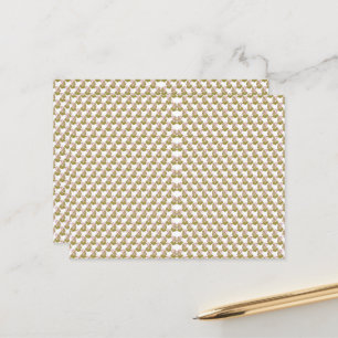 Postal fondo blanco con hojas verdes sobre él