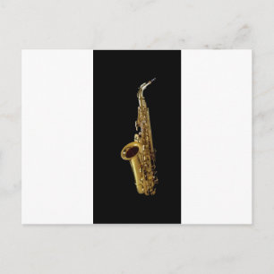 Postal Fondo carbonífero saxofónico ~ Sax