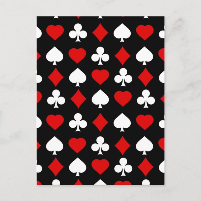 Postal Fondo con trajes (Anverso)