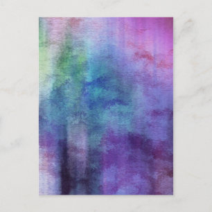 Postal fondo de acuarela abstracto de arte en el papel 2