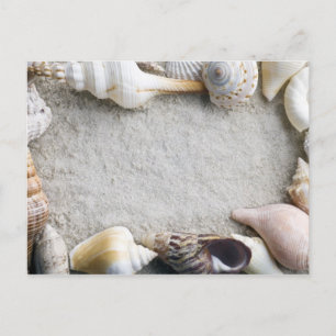 Postal Fondo de arena de la cubierta marina - Personaliza