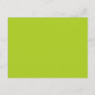 Postal Fondo de color de tendencia sólido amarillo verde