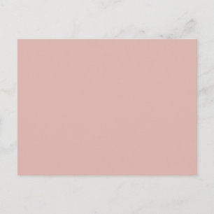 Postal Fondo de color de tendencia sólido rosa pálido y R
