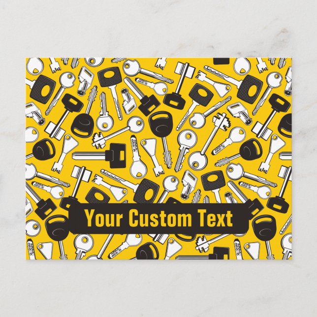 Postal Fondo de conjunto de claves (Anverso)