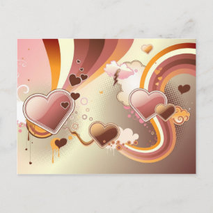 Postal Fondo de diseño estilizado