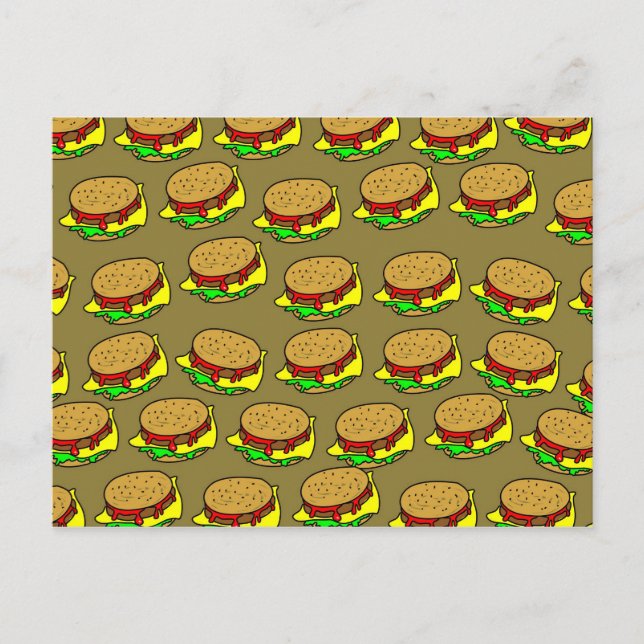 Postal Fondo de escritorio de Burger (Anverso)