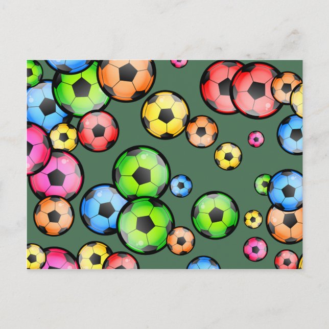 Postal Fondo de escritorio de fútbol (Anverso)