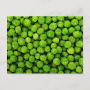 Postal Fondo de Guisantes Verdes