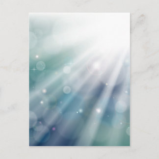 Postal Fondo de los rayos de luz bokeh