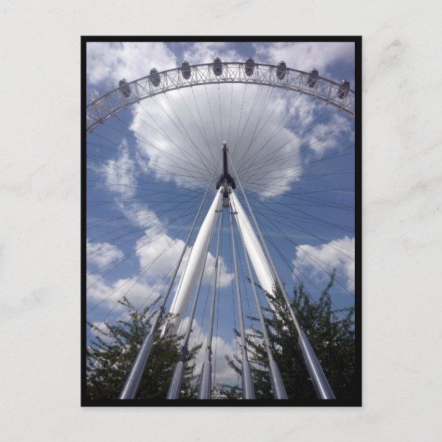 Postal fondo de ojos londres (Anverso)