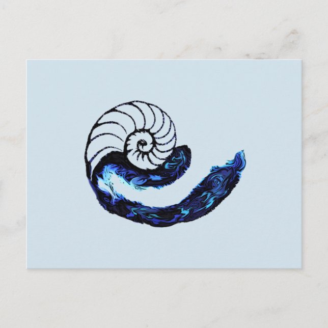 Postal Fondo de Personalizable negro de Cosima Tattoo Orp (Anverso)