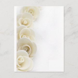 Postal fondo de rosas blancas