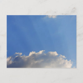 Postal Fondo del cielo azul.