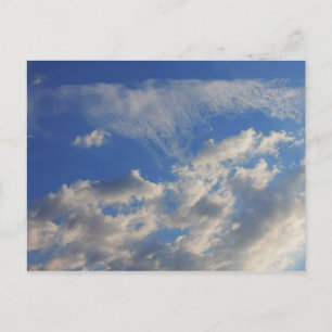 Postal Fondo del cielo azul.