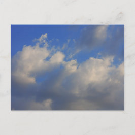 Postal Fondo del cielo azul.