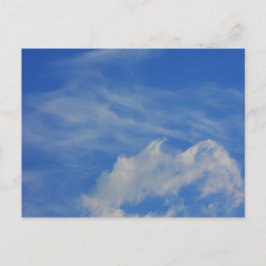 Postal Fondo del cielo azul.