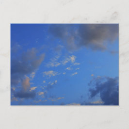 Postal Fondo del cielo azul.