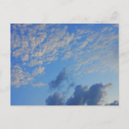 Postal Fondo del cielo azul.