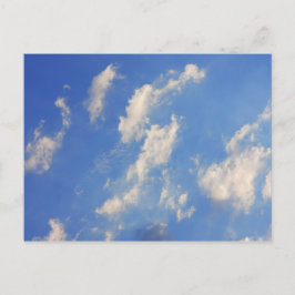 Postal Fondo del cielo azul.