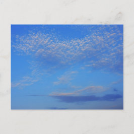 Postal Fondo del cielo azul.