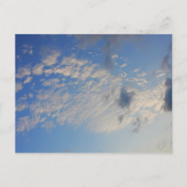 Postal Fondo del cielo azul.